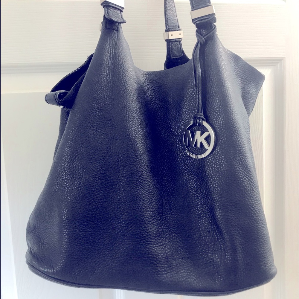 Michael Kors Black Leather Purse